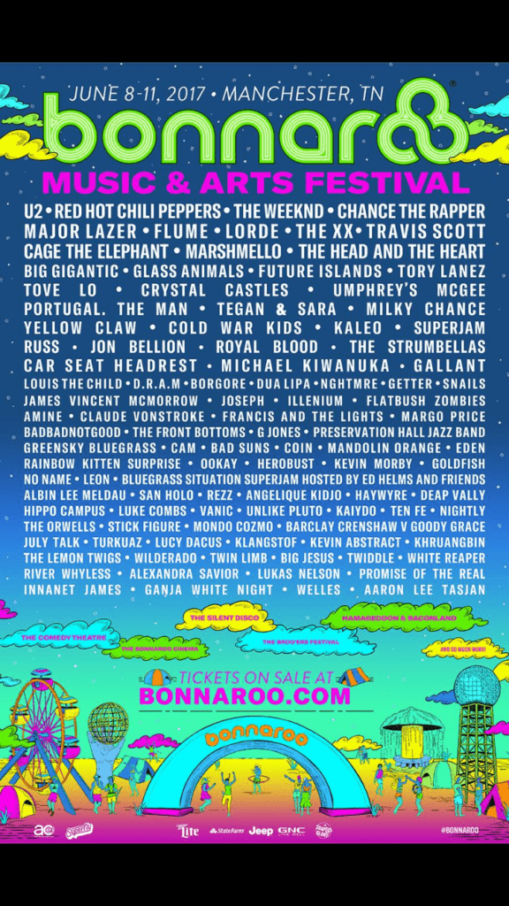 Bonnaroo single day tickets